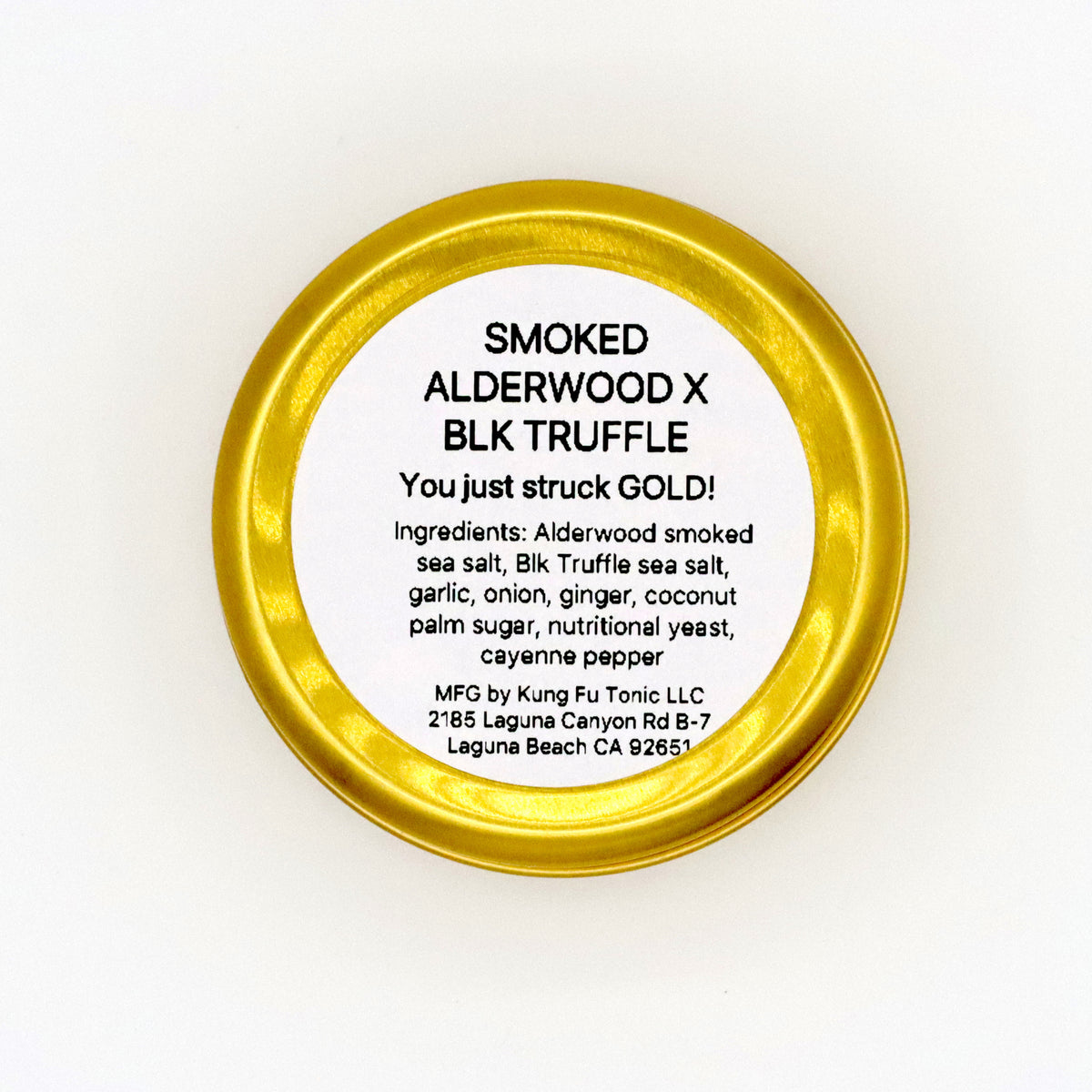 Black Truffle & Smoked Alderwood Seasoning Salt Kung Fu Tonic